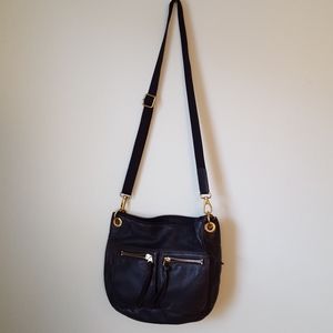 Fossil black shoulder hobo bag